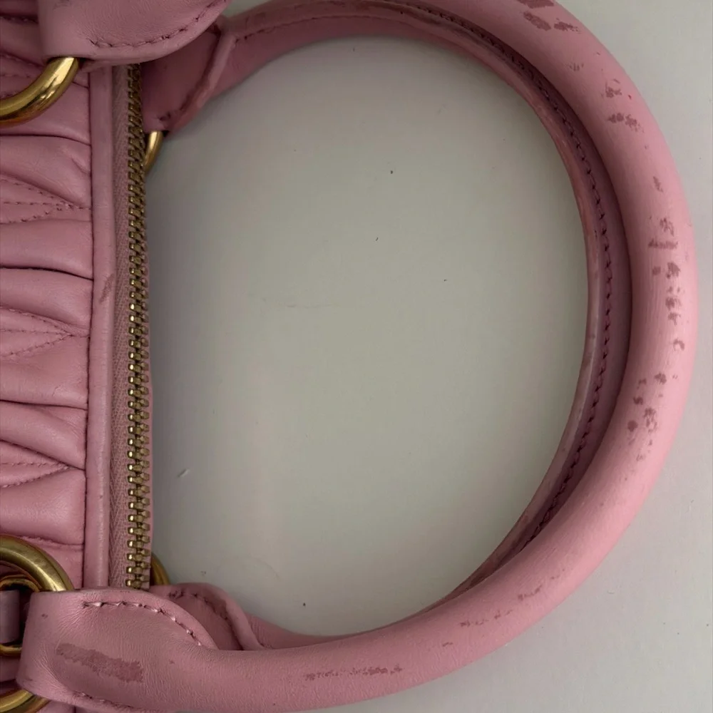 Authentic Miu Miu Matelasse Two-way Satchel Crossbody Handbag - Picture 8 of 16